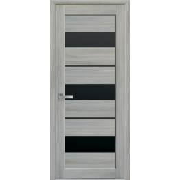 МІЖКІМНАТНІ ДВЕРІ НОВИЙ СТИЛЬ Мода Лилу з чорним склом